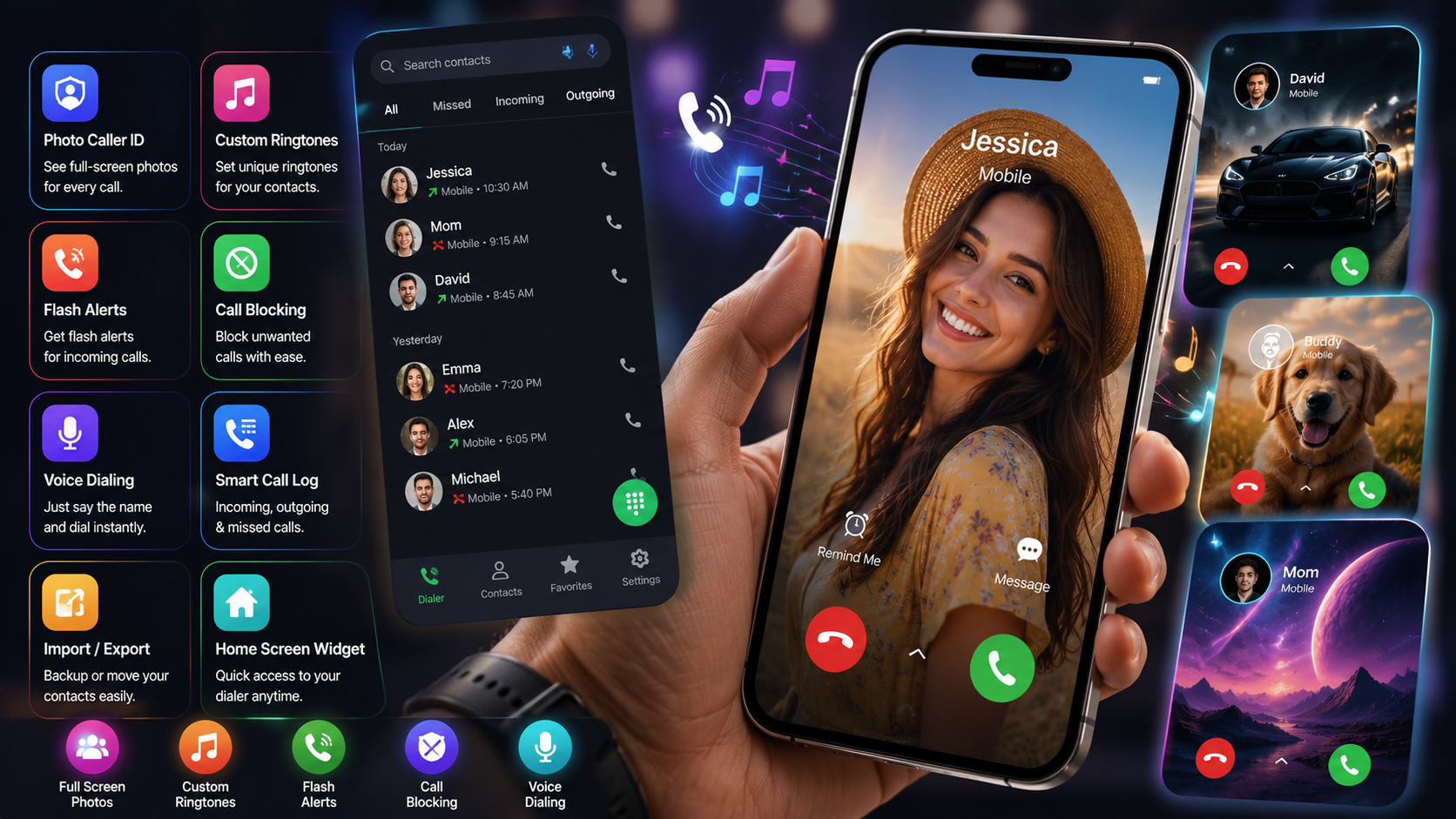 Sick of the Same Grey Call Screen? This Photo Caller ID App Fixes That