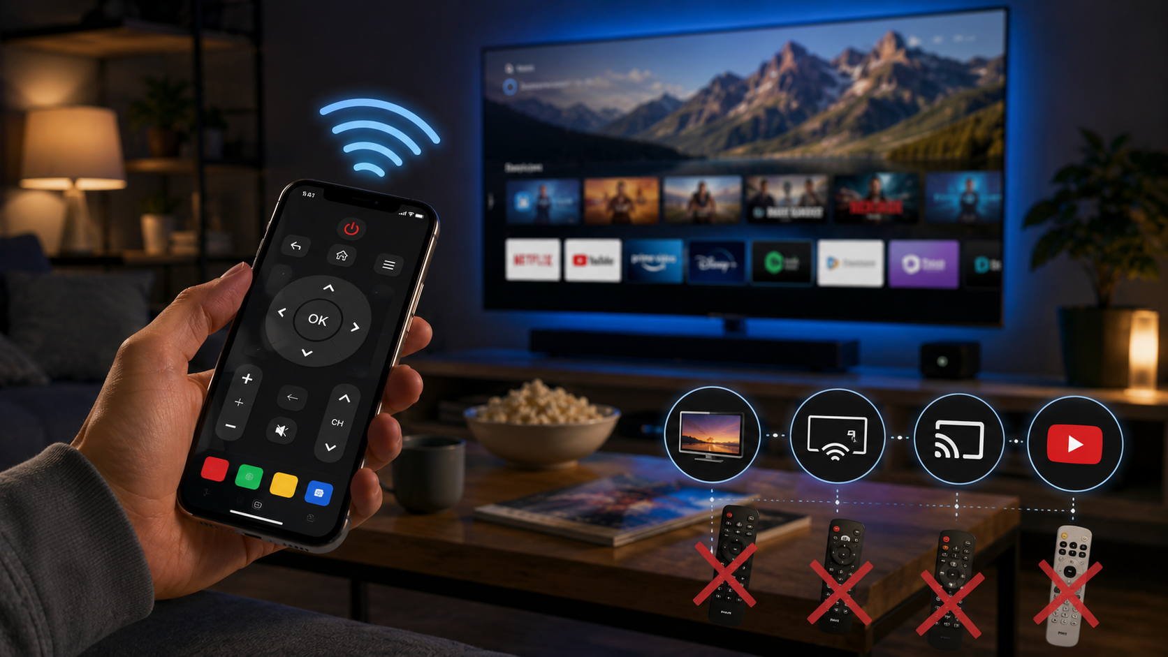 Where Did the Remote Go This Time? Turning Your Phone Into One Remote for Every Smart TV